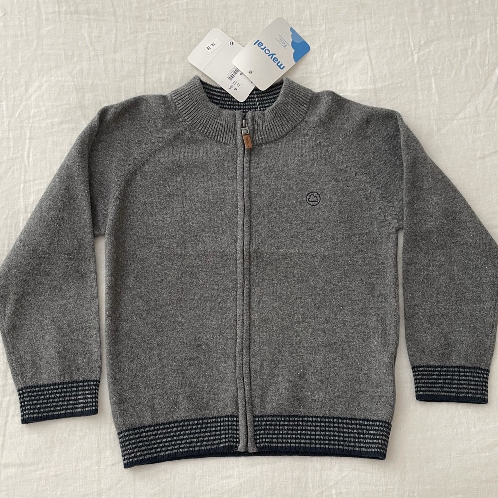Mayoral Zip Up Sweater